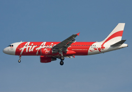 Một chiếc Airbus 320 của hãng AirAsia.